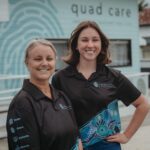 Amanda and Chelsea service management and assistant at Quad Care Woodford