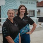 Amanda and Chelsea disability support team